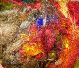 RECYCLED SILK FIBERS Manufacturer Supplier Wholesale Exporter Importer Buyer Trader Retailer in Bhagalpur Bihar India